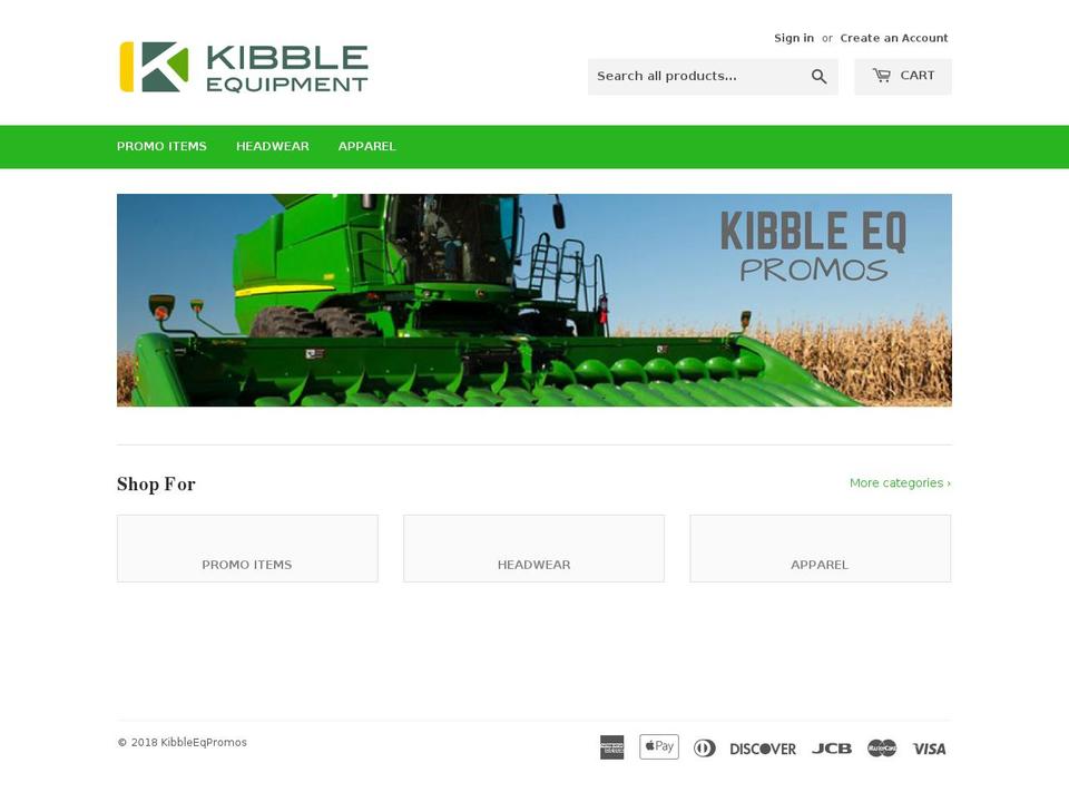 kibbleeqpromos.com shopify website screenshot
