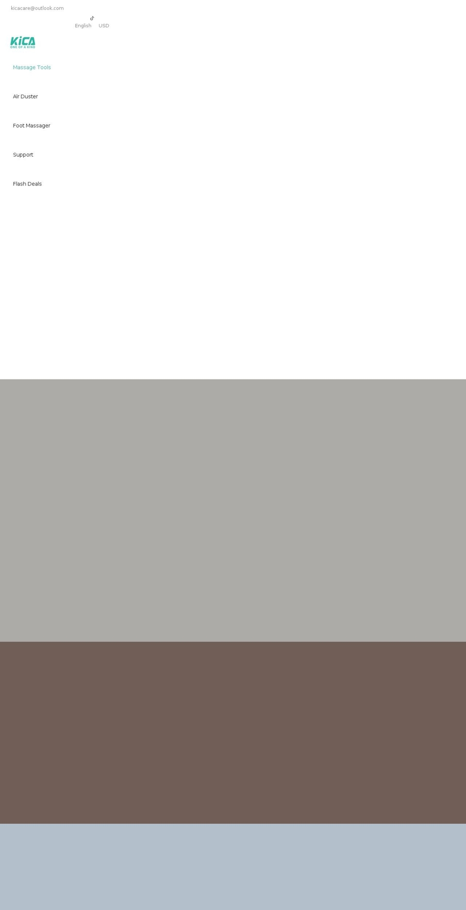 kica-care.com shopify website screenshot