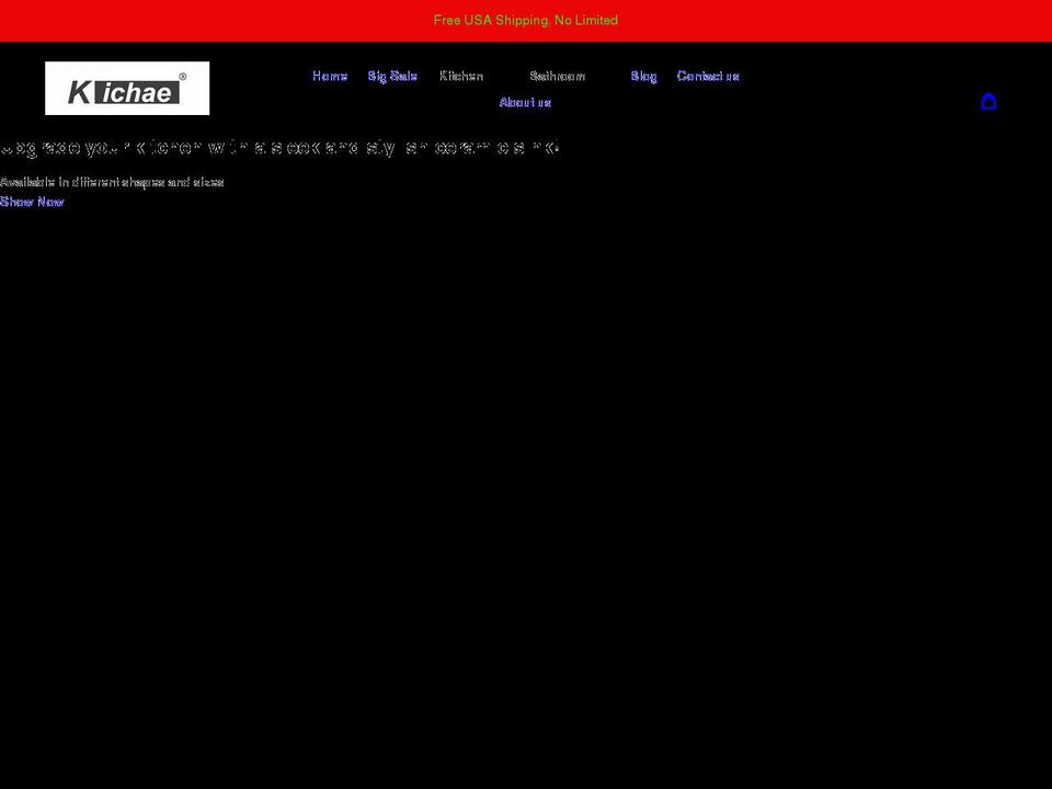 kichae.com shopify website screenshot