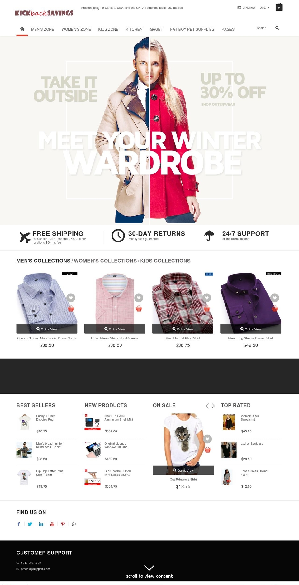 megatron-v1-6-0 Shopify theme site example kickbacksavings.com