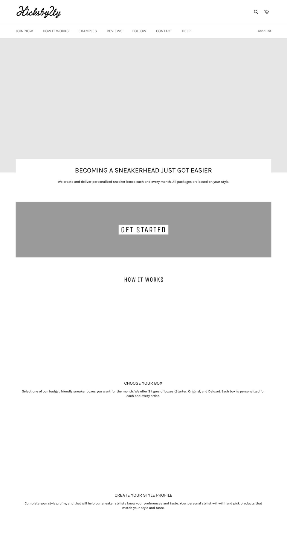 kicksbyuy.com — Shopify storefront screenshot