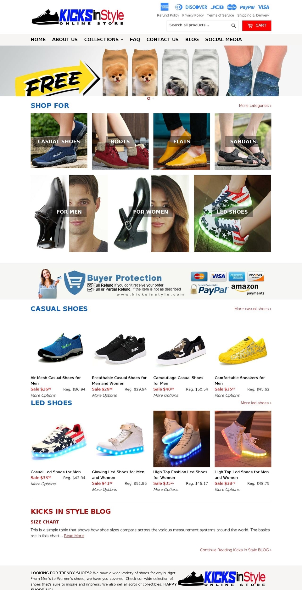 dsl-theme-5-0 Shopify theme site example kicksinstyle.com