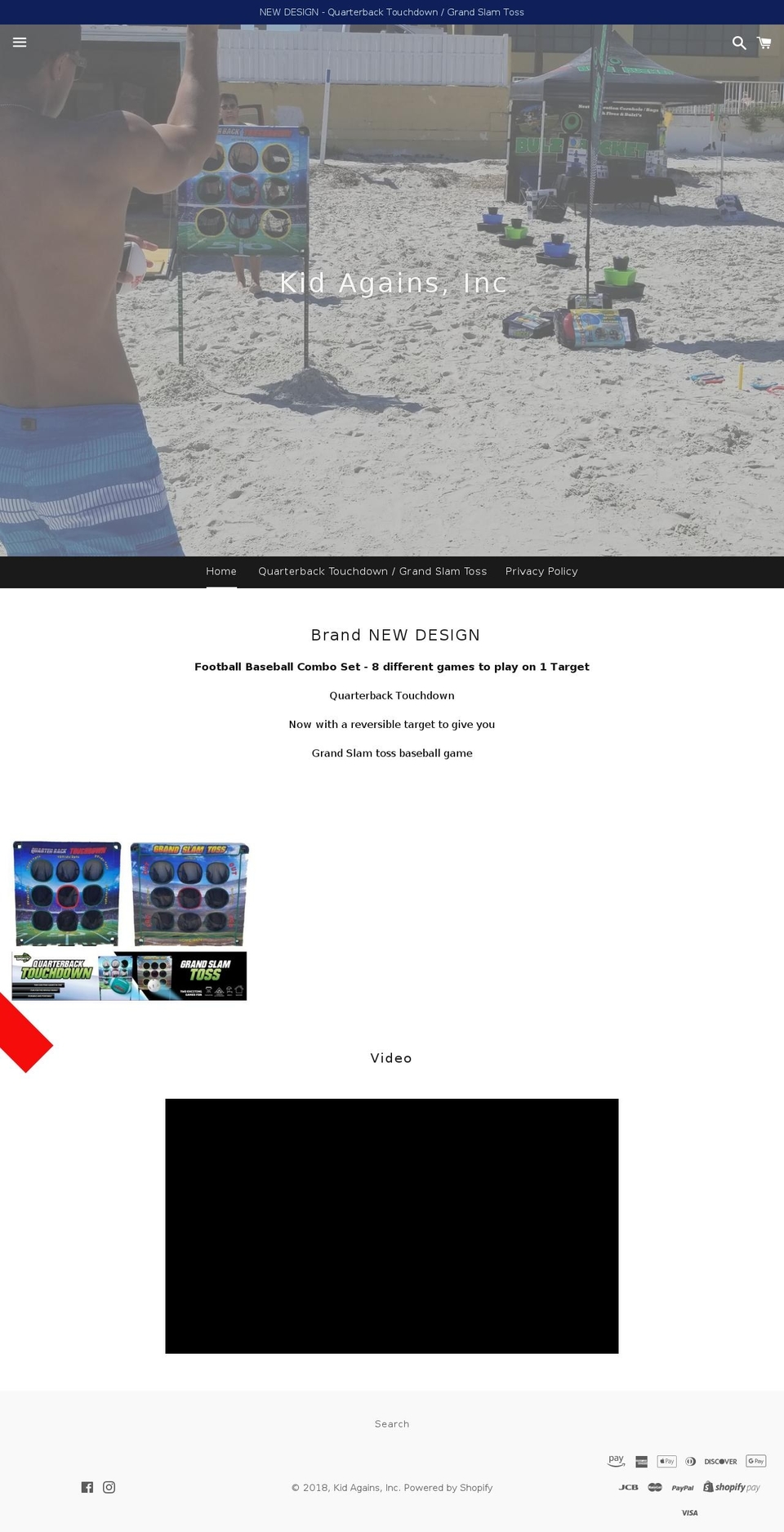 kidagains.com shopify website screenshot