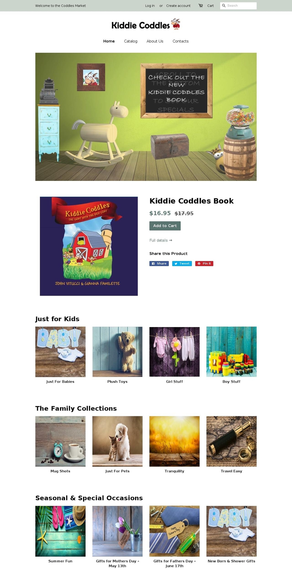 kiddiecoddles.com — Shopify storefront screenshot