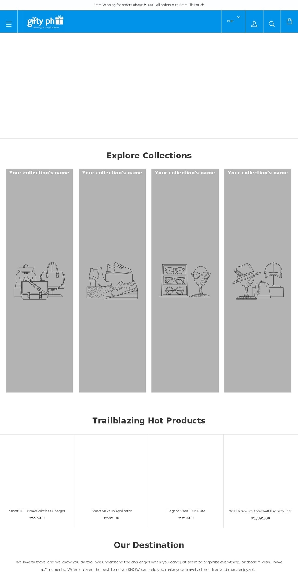 kiddiegiggles.com — Shopify storefront screenshot