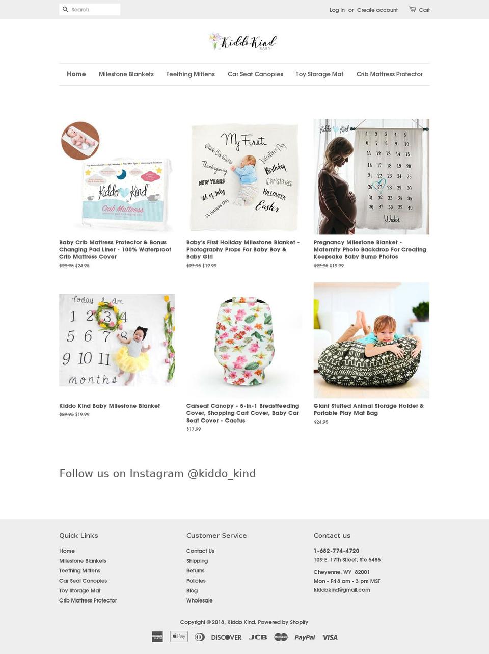 kiddokind.com — Shopify storefront screenshot