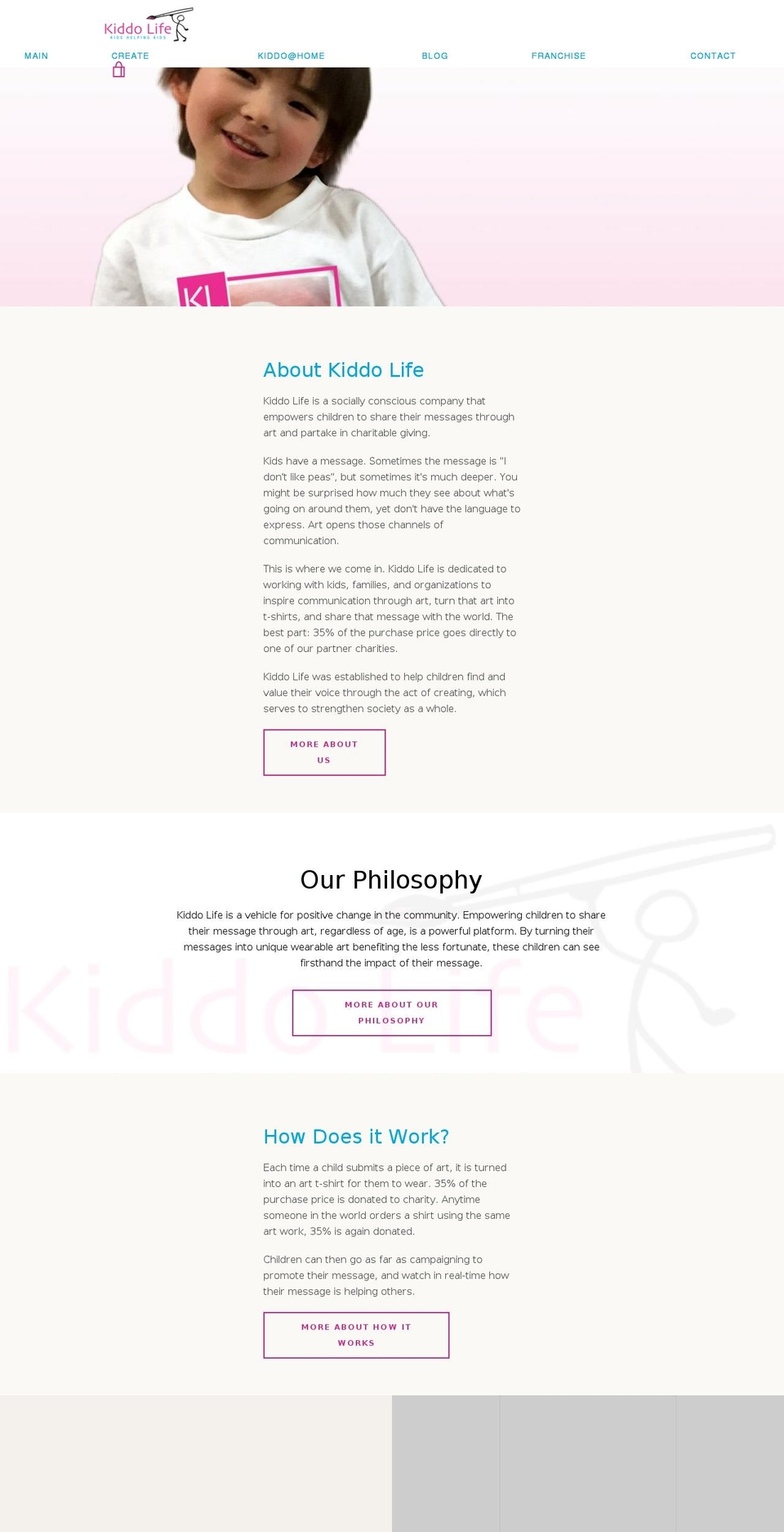 kiddolife.org shopify website screenshot
