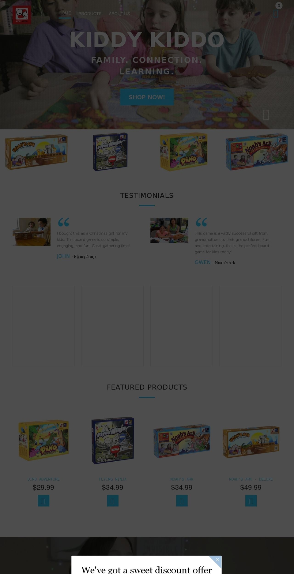 YourStore Shopify theme site example kiddykiddousa.com