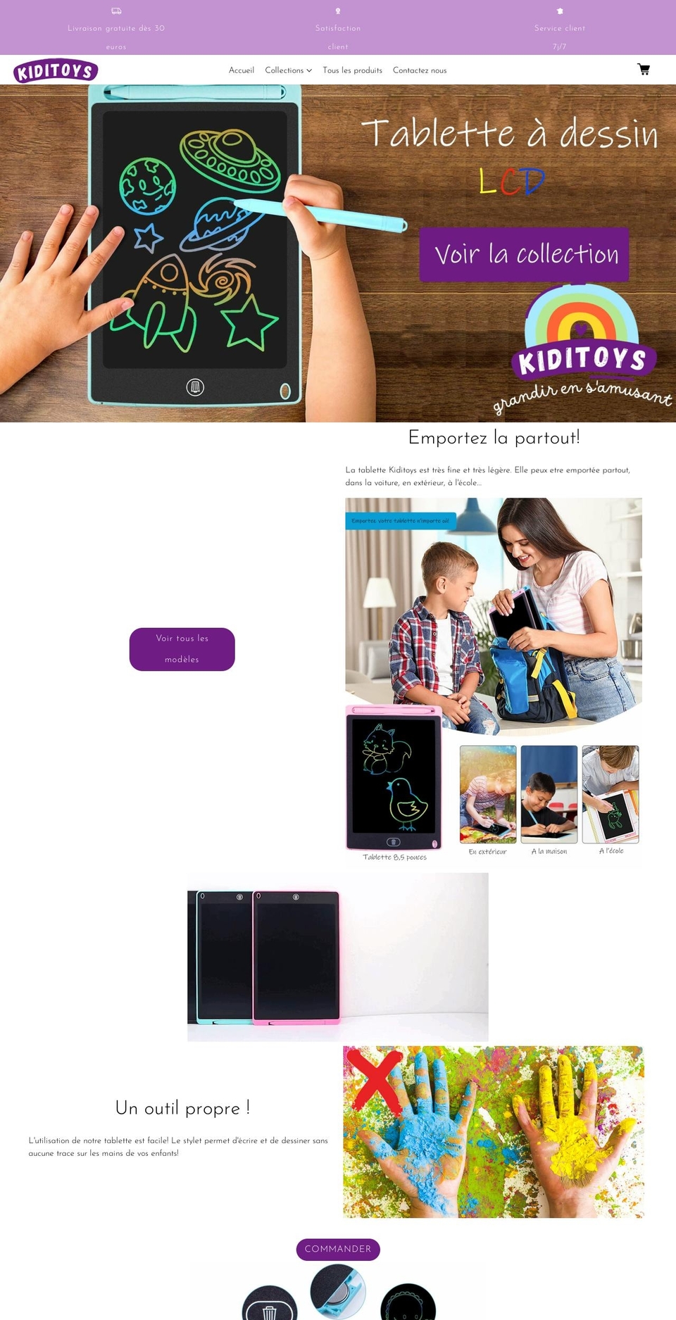 kiditoys.com shopify website screenshot