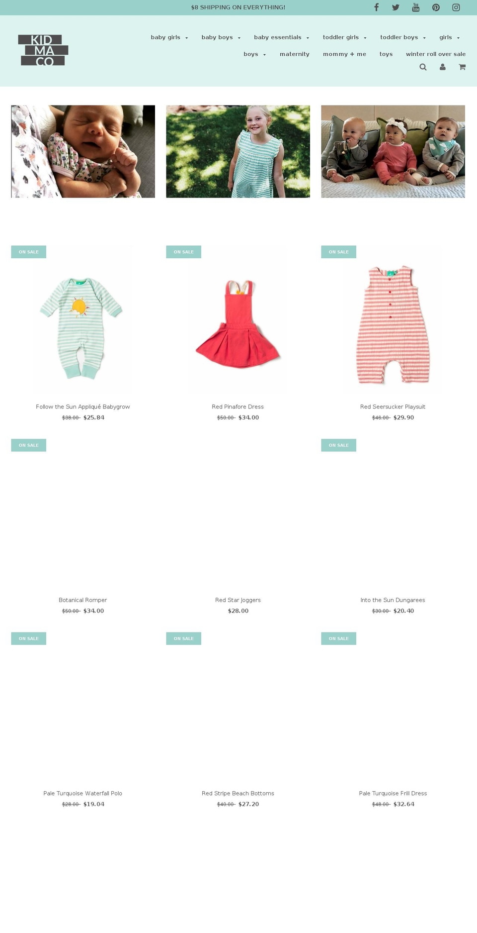 kidmaco.com — Shopify storefront screenshot