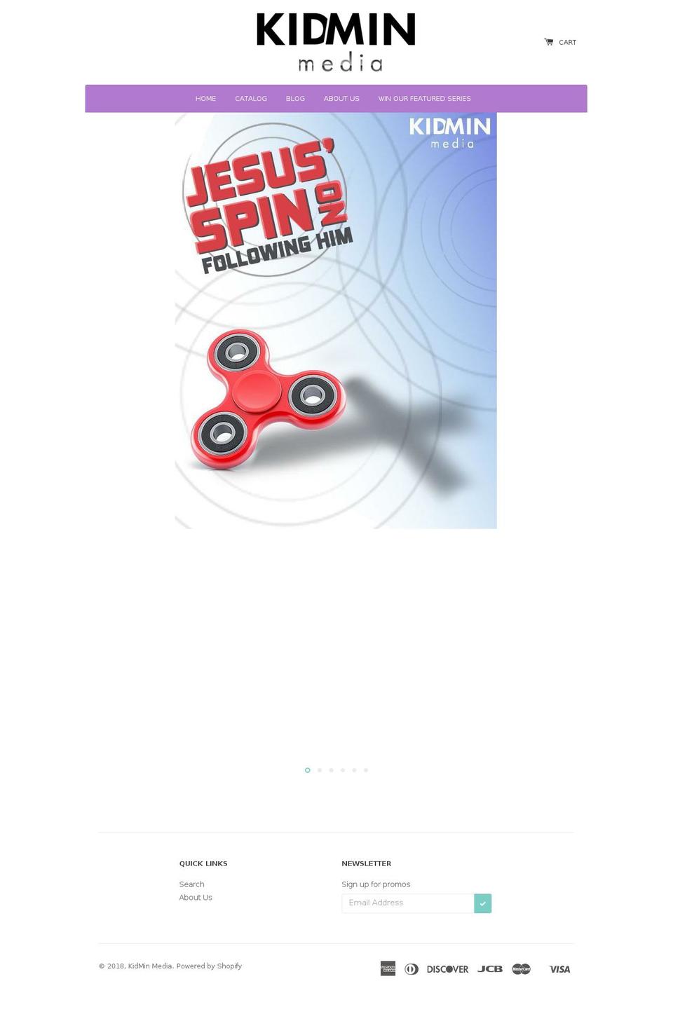 kidminmedia.com shopify website screenshot