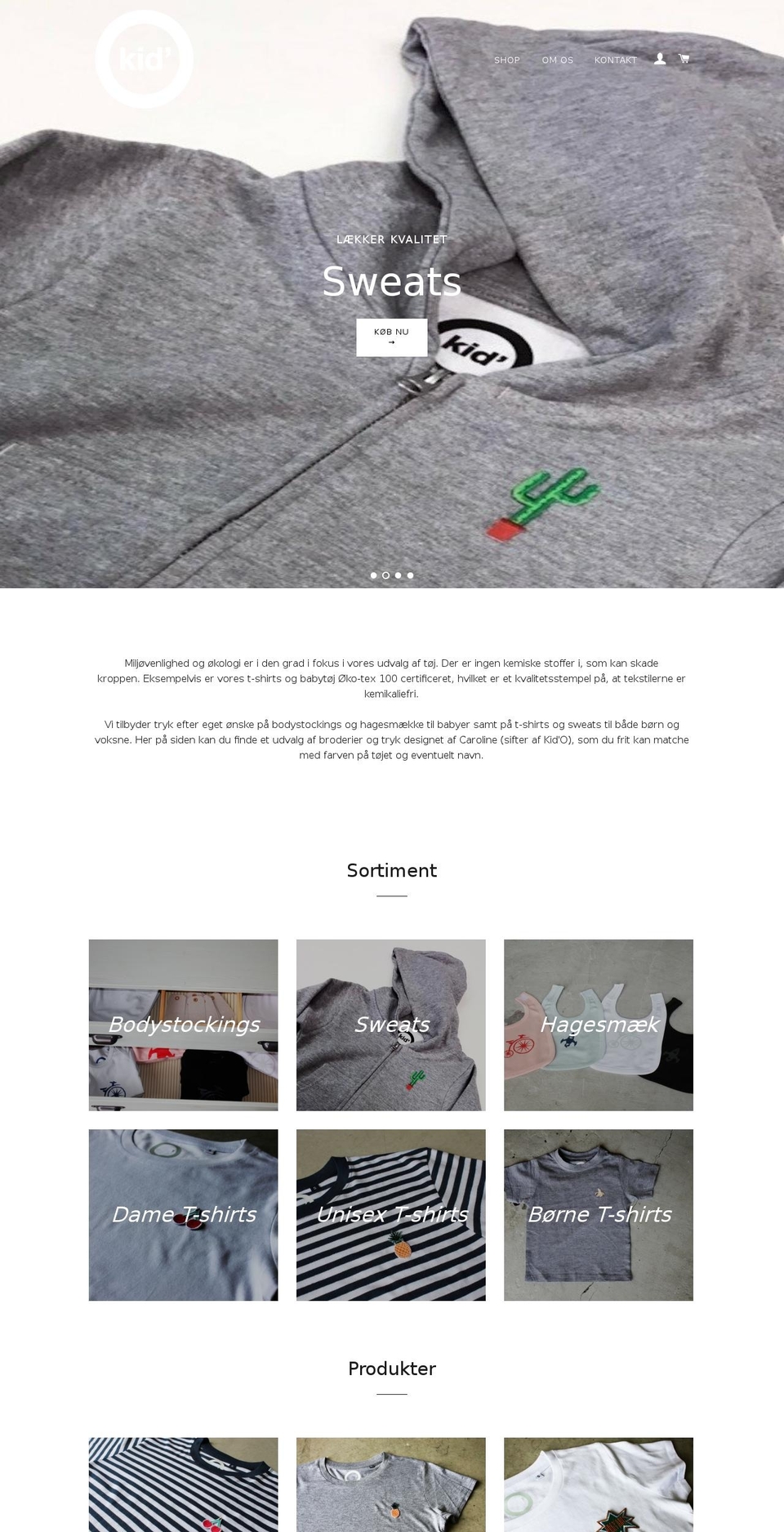 kidocph.com — Shopify storefront screenshot