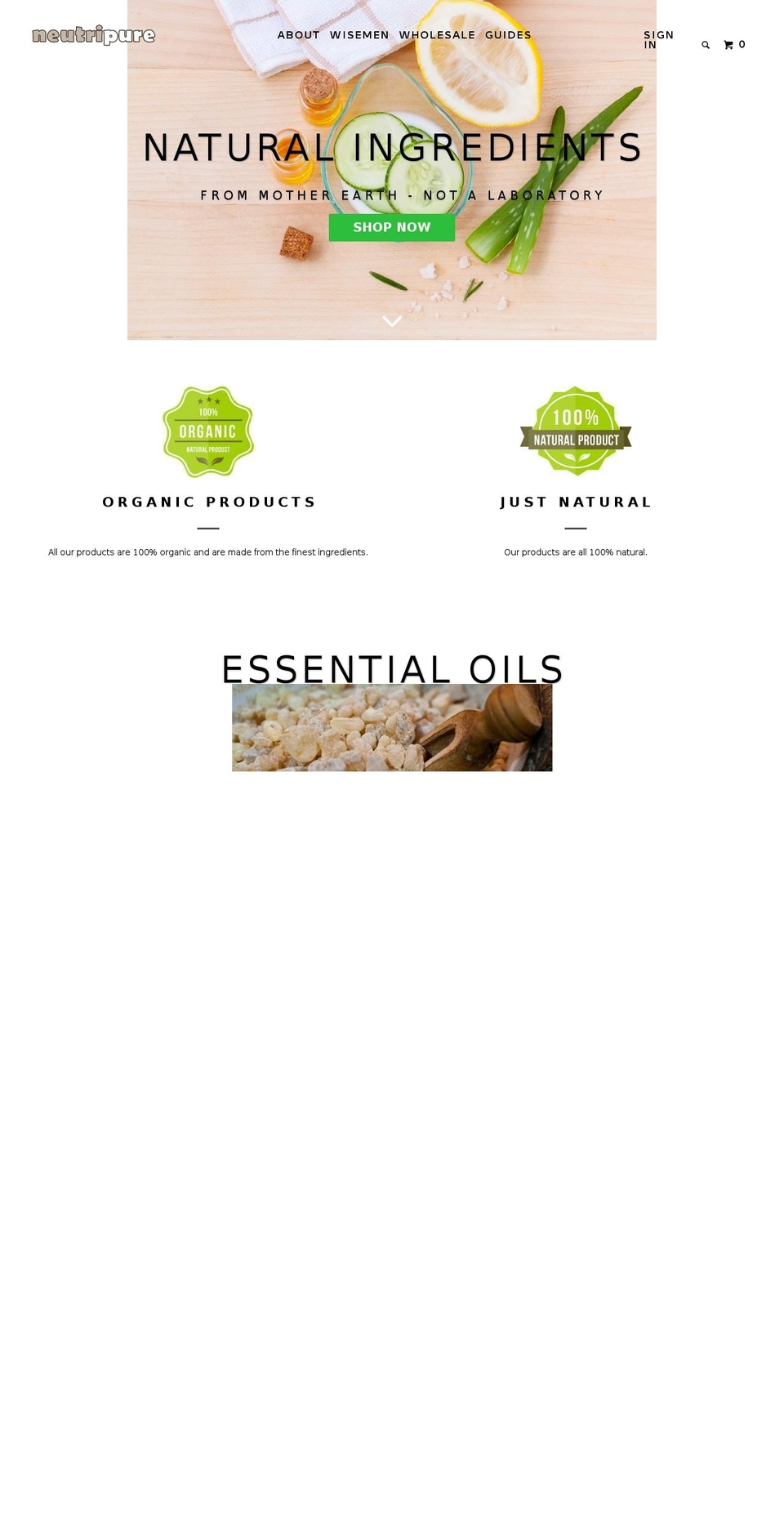 NeutriPure Shopify theme site example kidoos.com