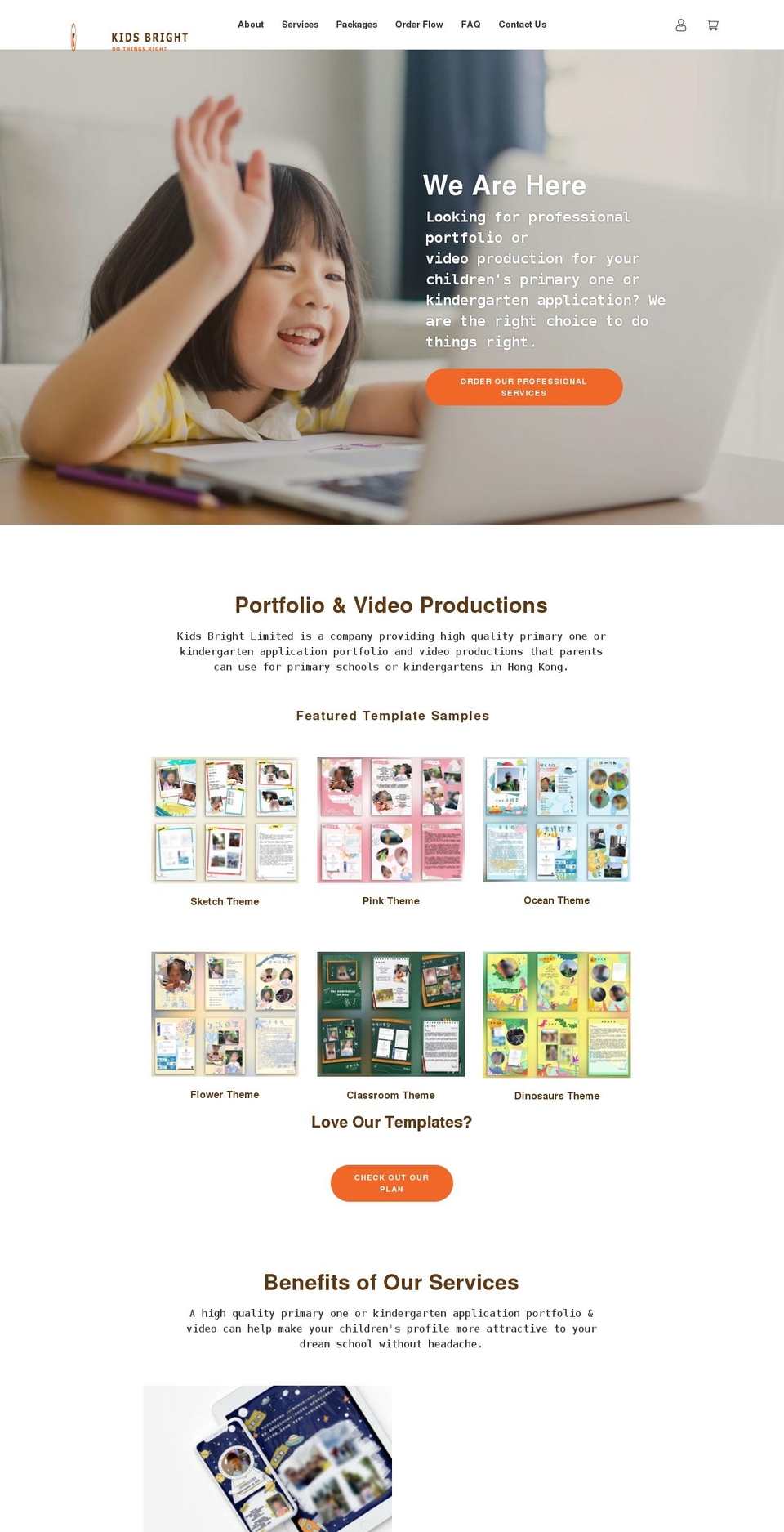 kids-bright.com shopify website screenshot