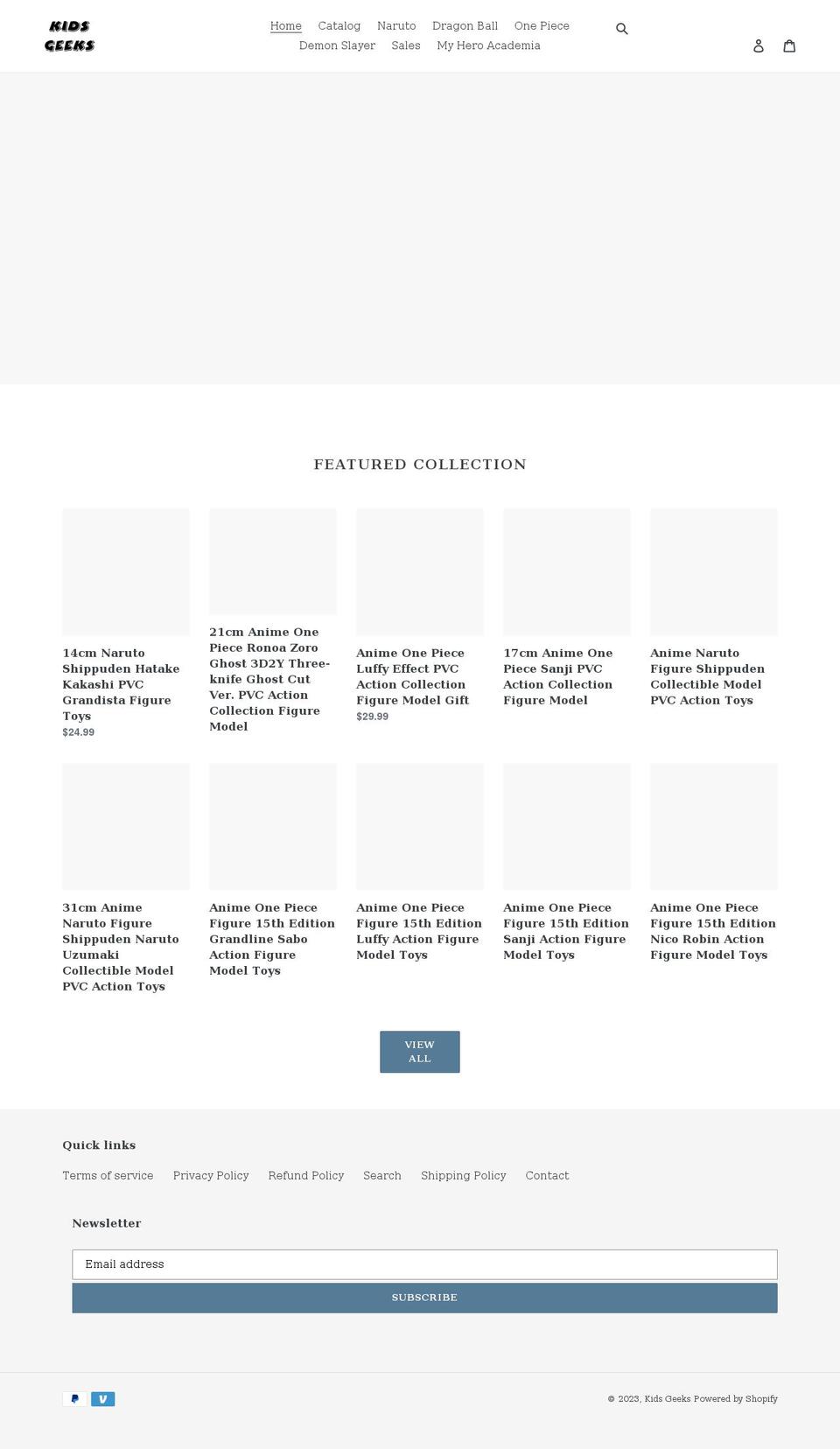 kids-geeks.com shopify website screenshot