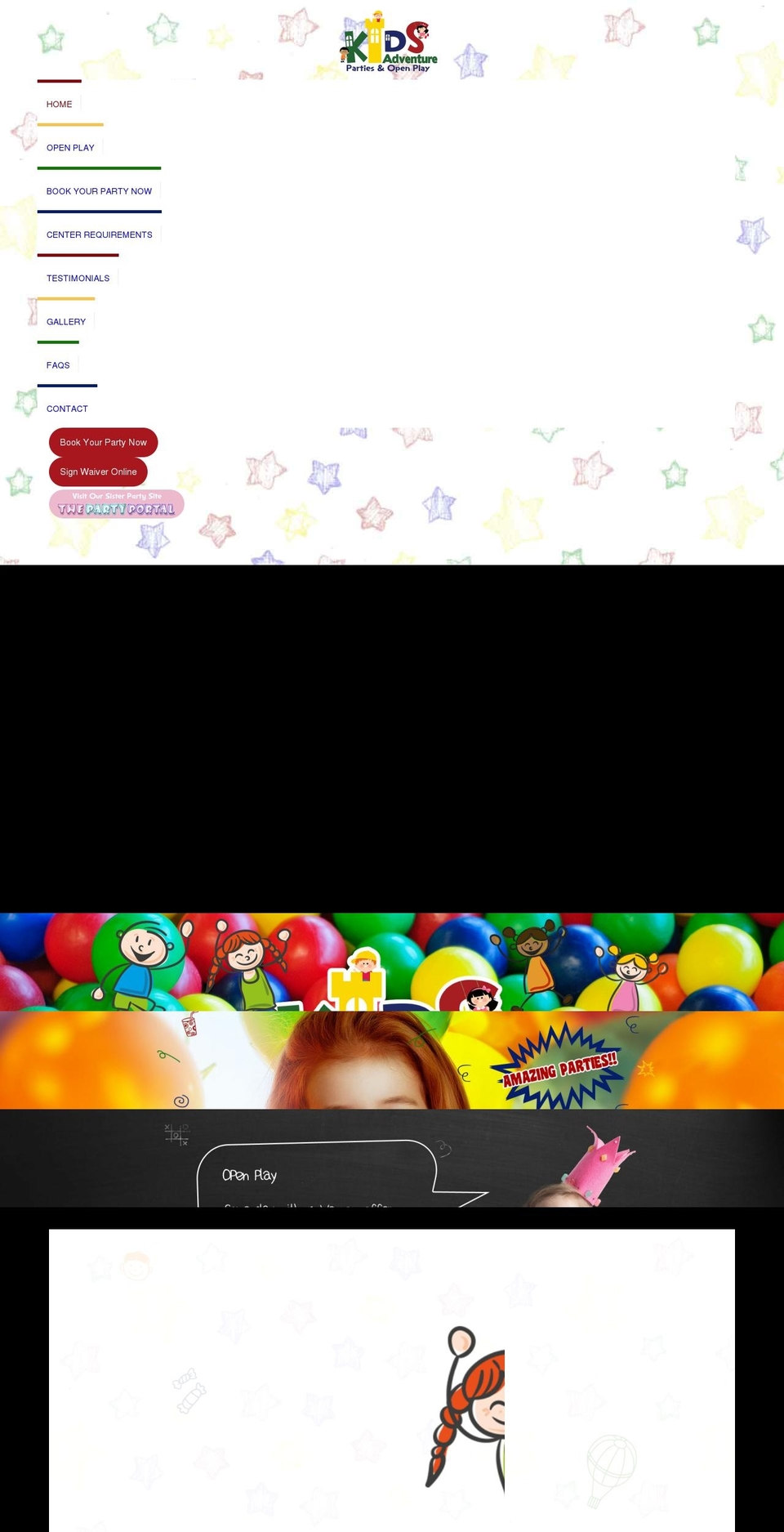 kidsadventureplayhouse.com shopify website screenshot