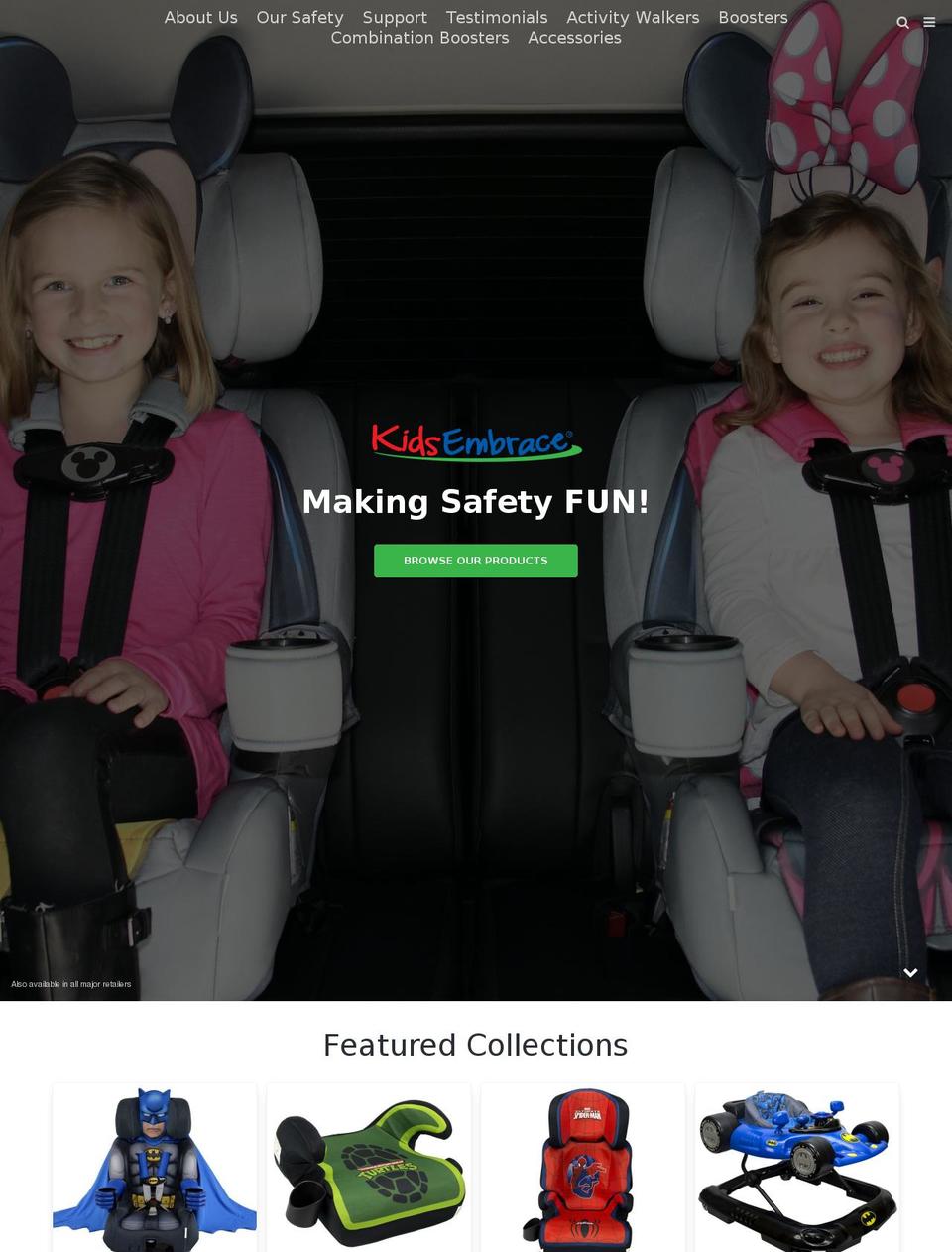 kidsembrace.com shopify website screenshot