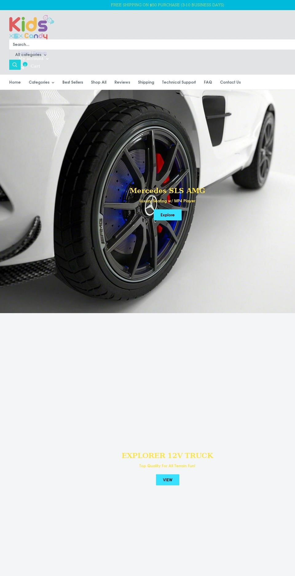 kidseyecandy.com shopify website screenshot