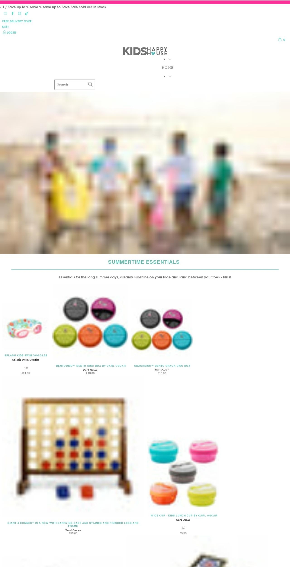 kidshappyhouse.co.uk shopify website screenshot