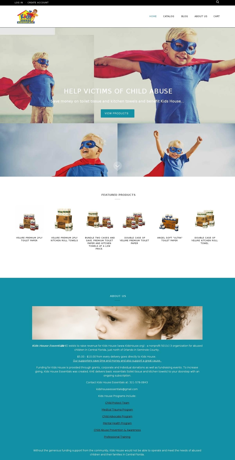 kidshouseessentials.com shopify website screenshot