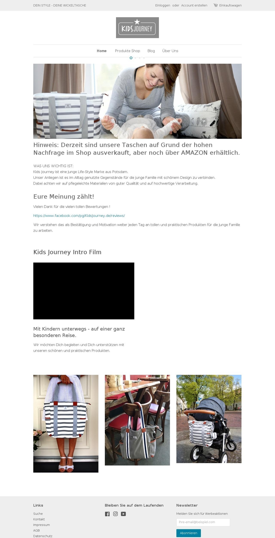 kidsjourneyshop.com — Shopify storefront screenshot