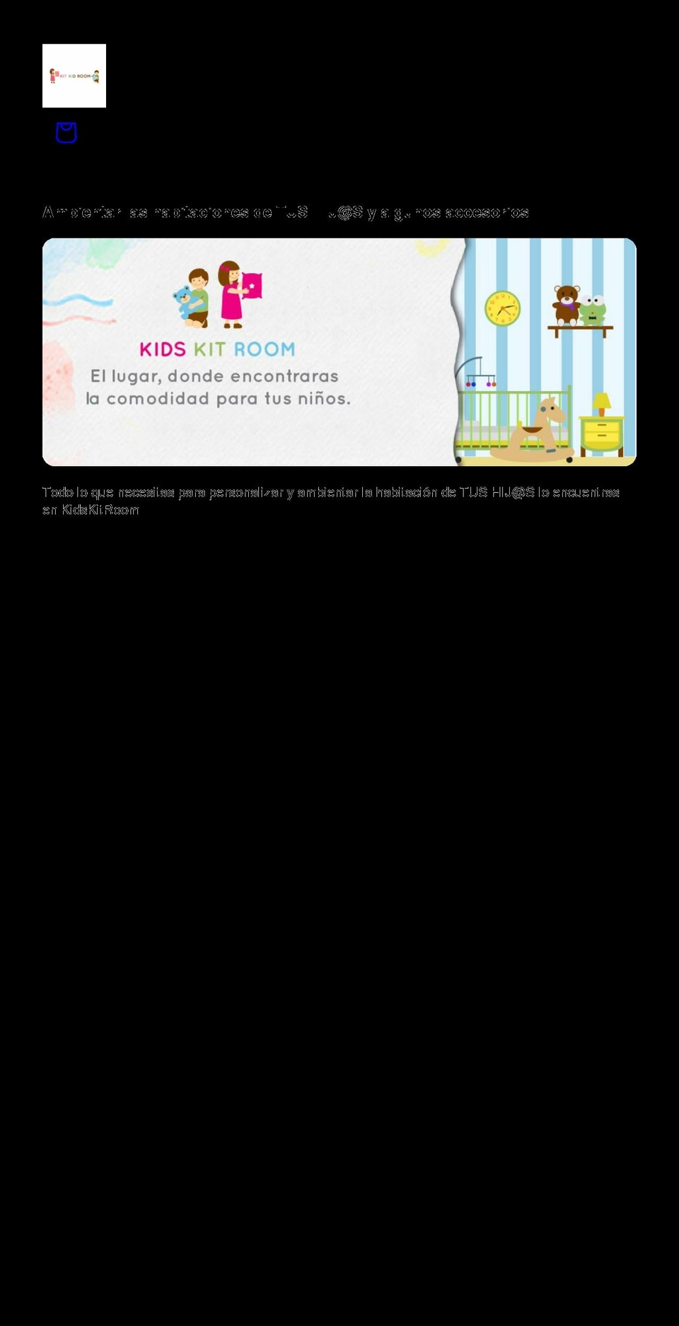 kidskitroom.com shopify website screenshot