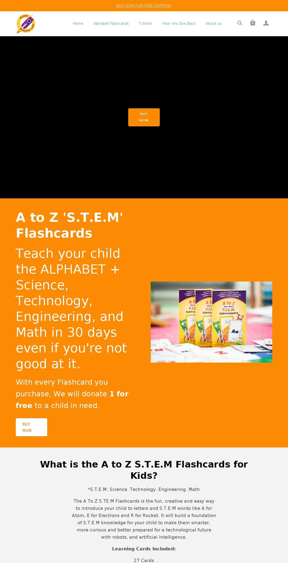 kidsmakerlab.com shopify website screenshot