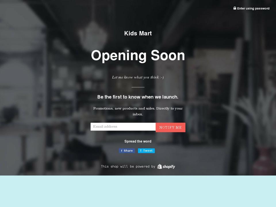 kidsmartstjoe.com shopify website screenshot