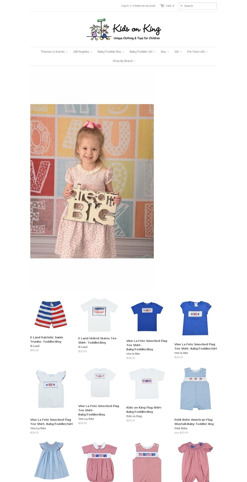 kidsonking.net shopify website screenshot