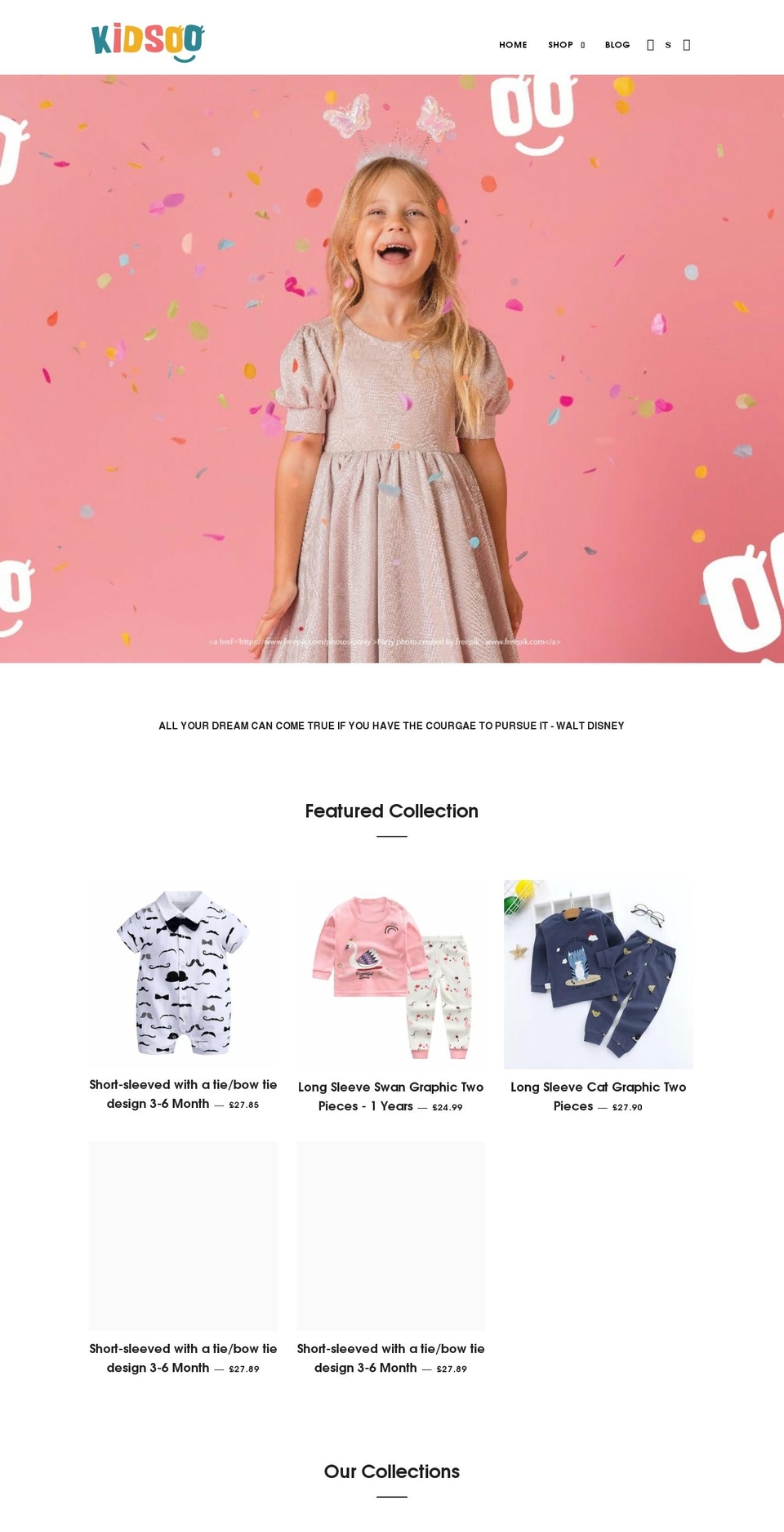 kidsoo.co.uk shopify website screenshot