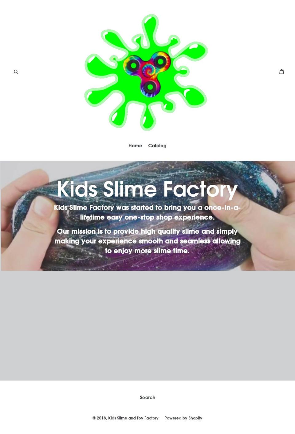 kidsslimefactory.com — Shopify storefront screenshot