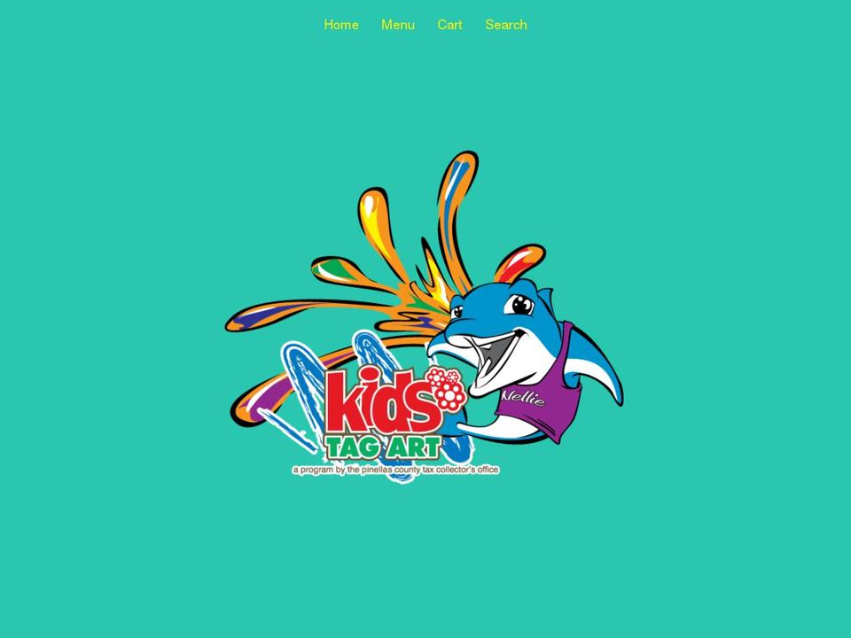 kidstagartpinellas.org shopify website screenshot