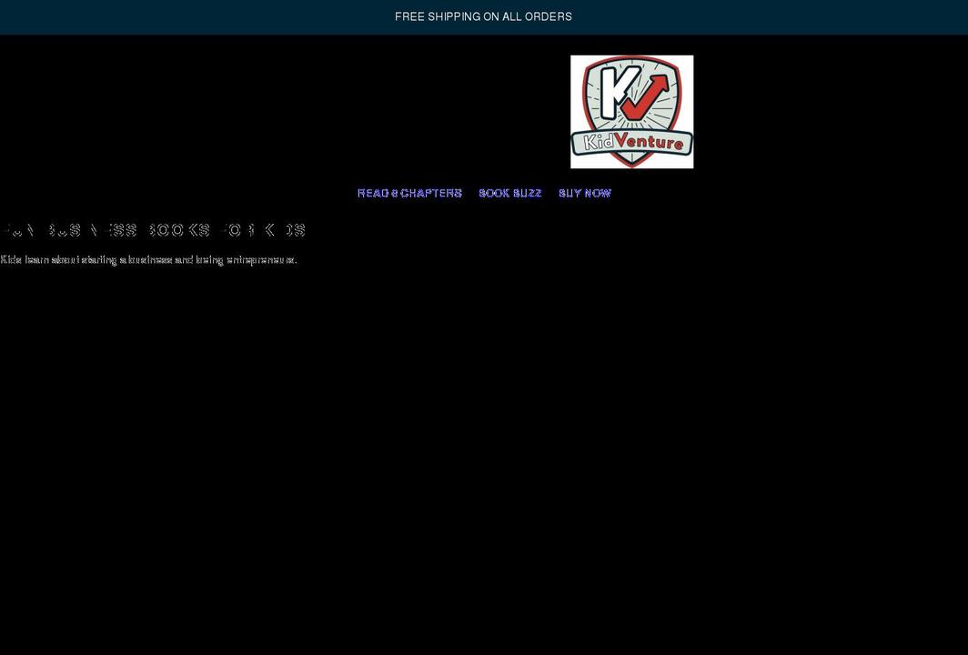 kidventurebook.com shopify website screenshot