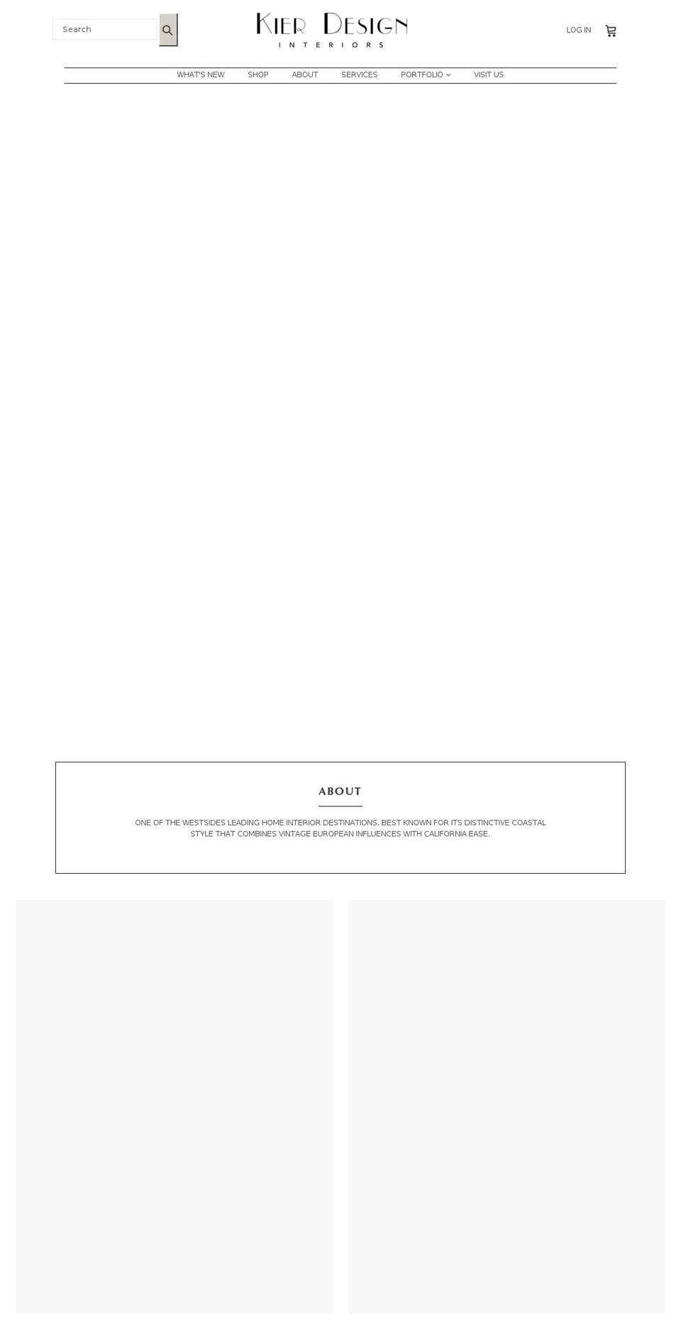 kierdesign.com shopify website screenshot