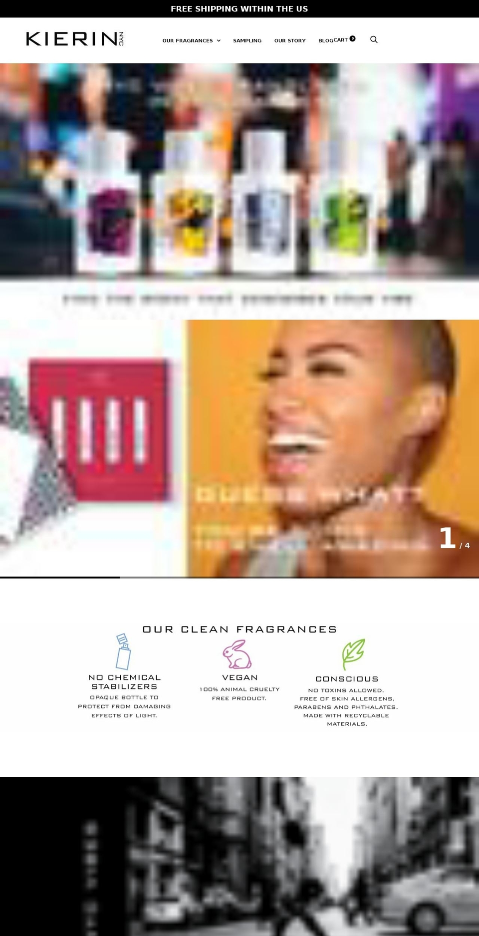 kierin-nyc.com shopify website screenshot