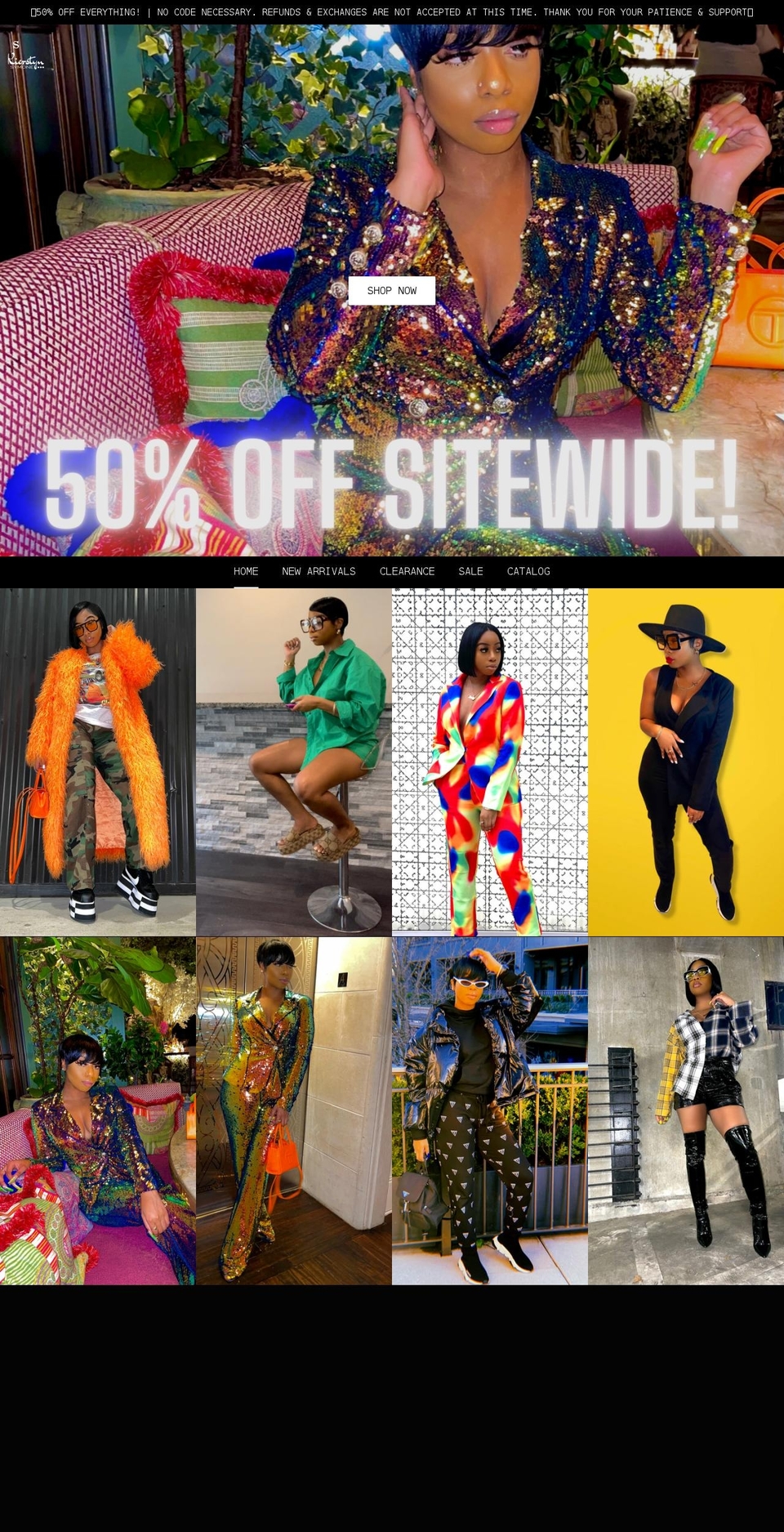 kierstynsymone.com shopify website screenshot