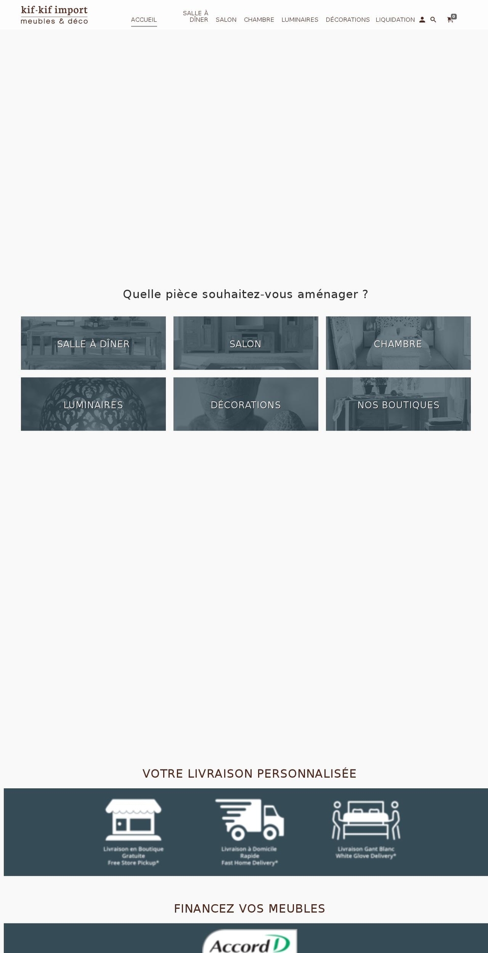 kifkifimport.com — Shopify storefront screenshot