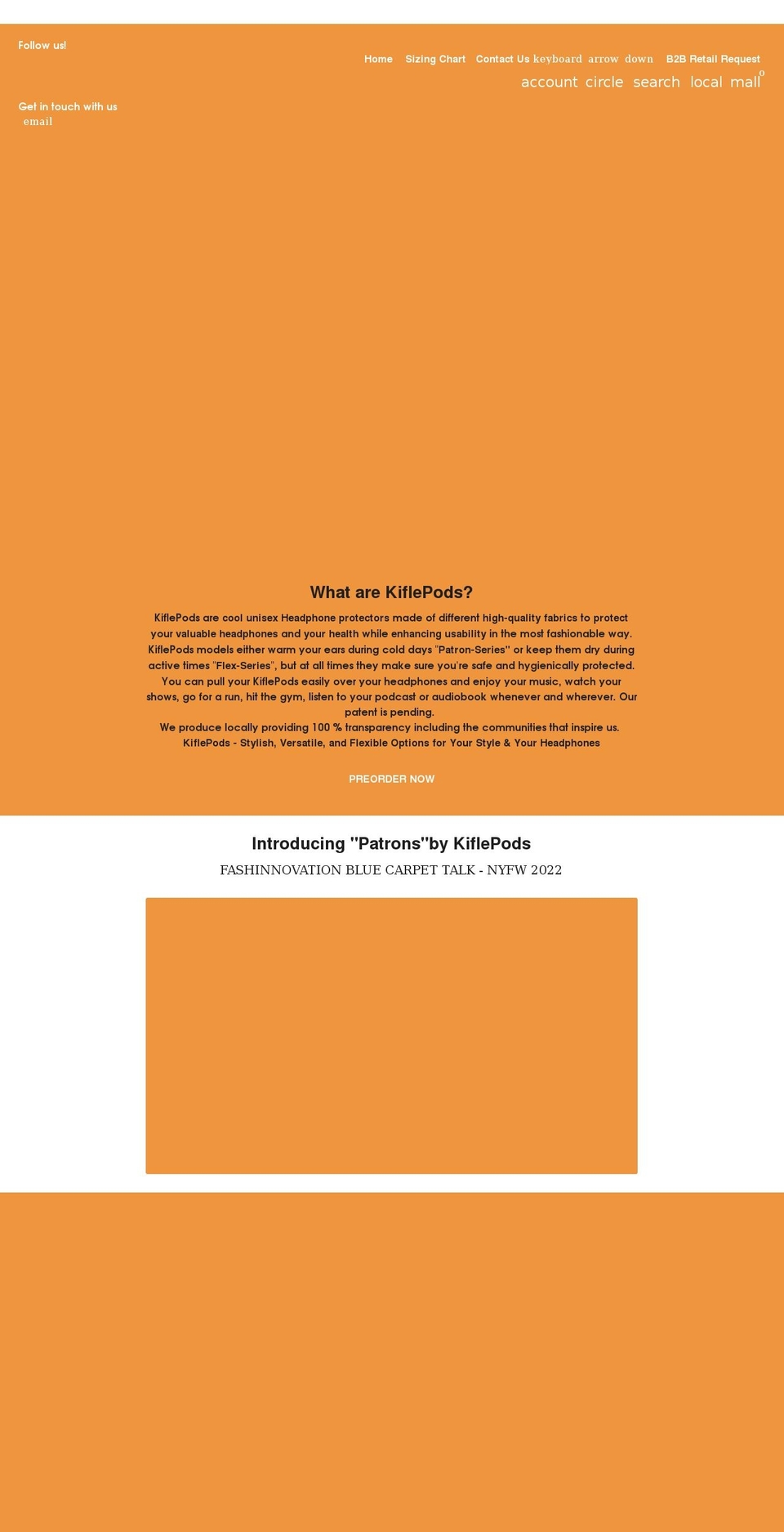 kiflepods.com shopify website screenshot
