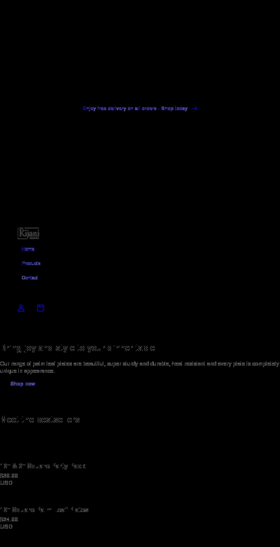 kijanico.com shopify website screenshot