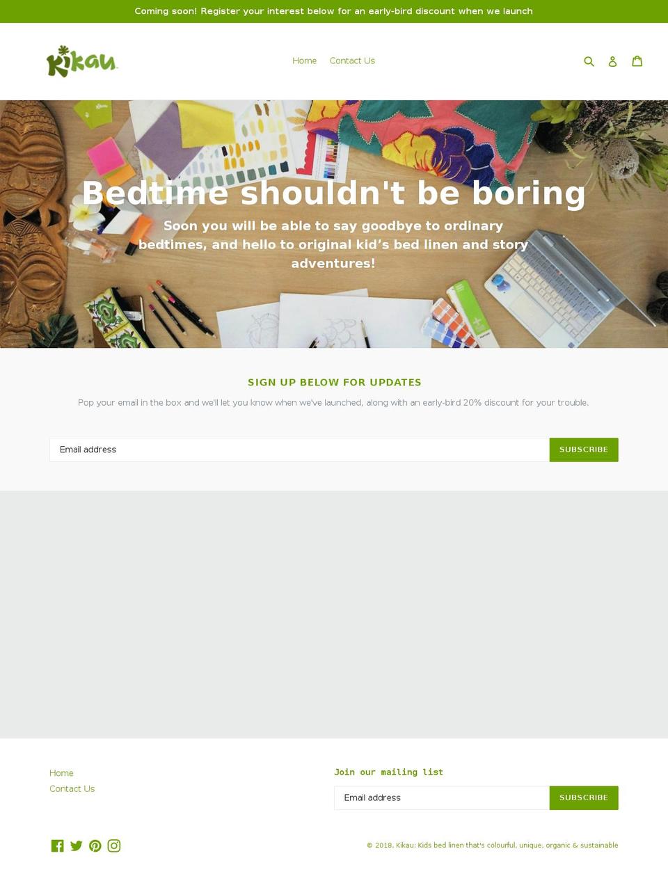 kikau.com.au shopify website screenshot