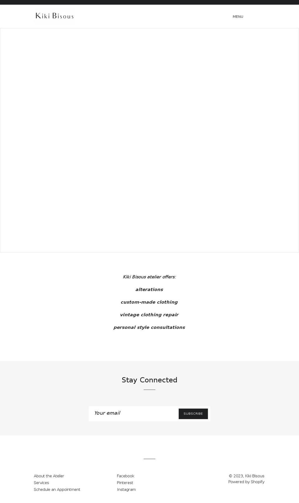 kikibisousatelier.com shopify website screenshot