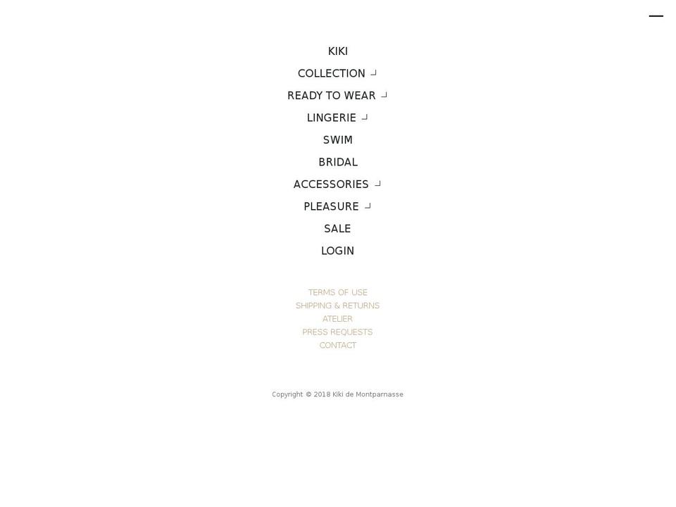 kikidm.com — Shopify storefront screenshot