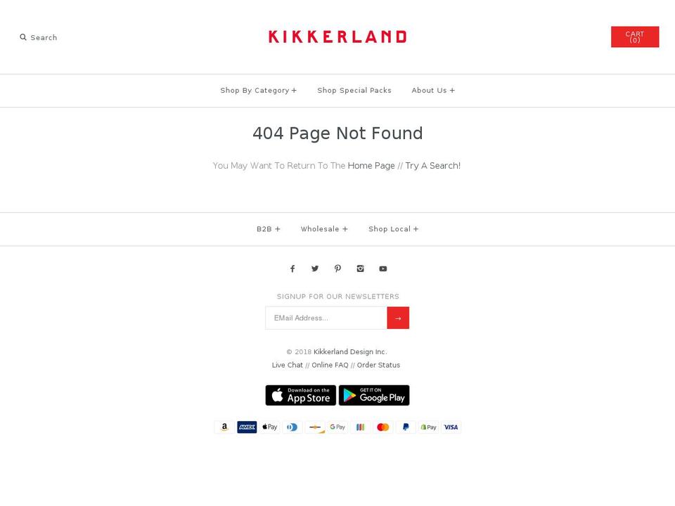 kikkerlandqrshots.com shopify website screenshot