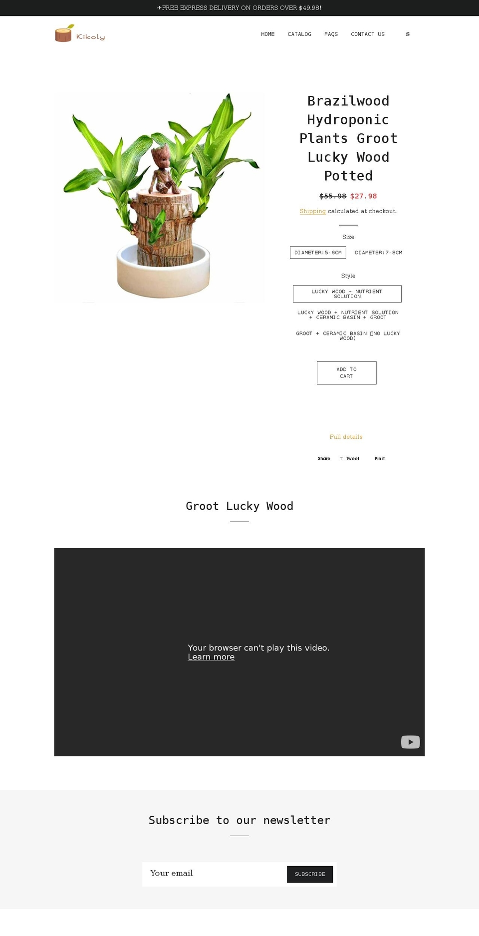 布鲁克林 Shopify theme site example kikoly.com