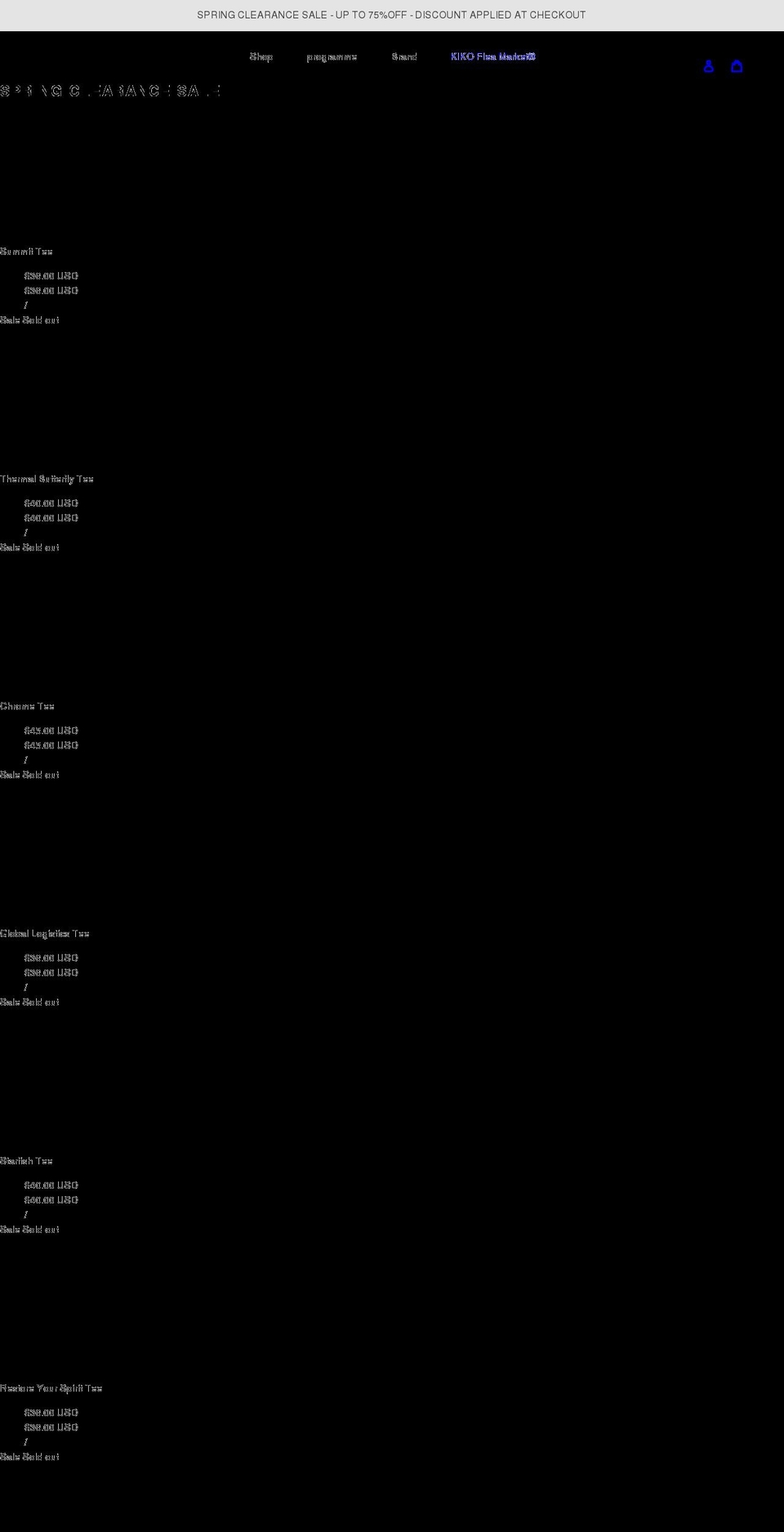 kikousa.com shopify website screenshot
