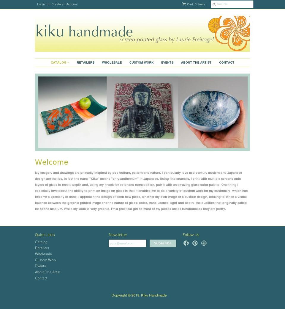 kiku-co.com — Shopify storefront screenshot