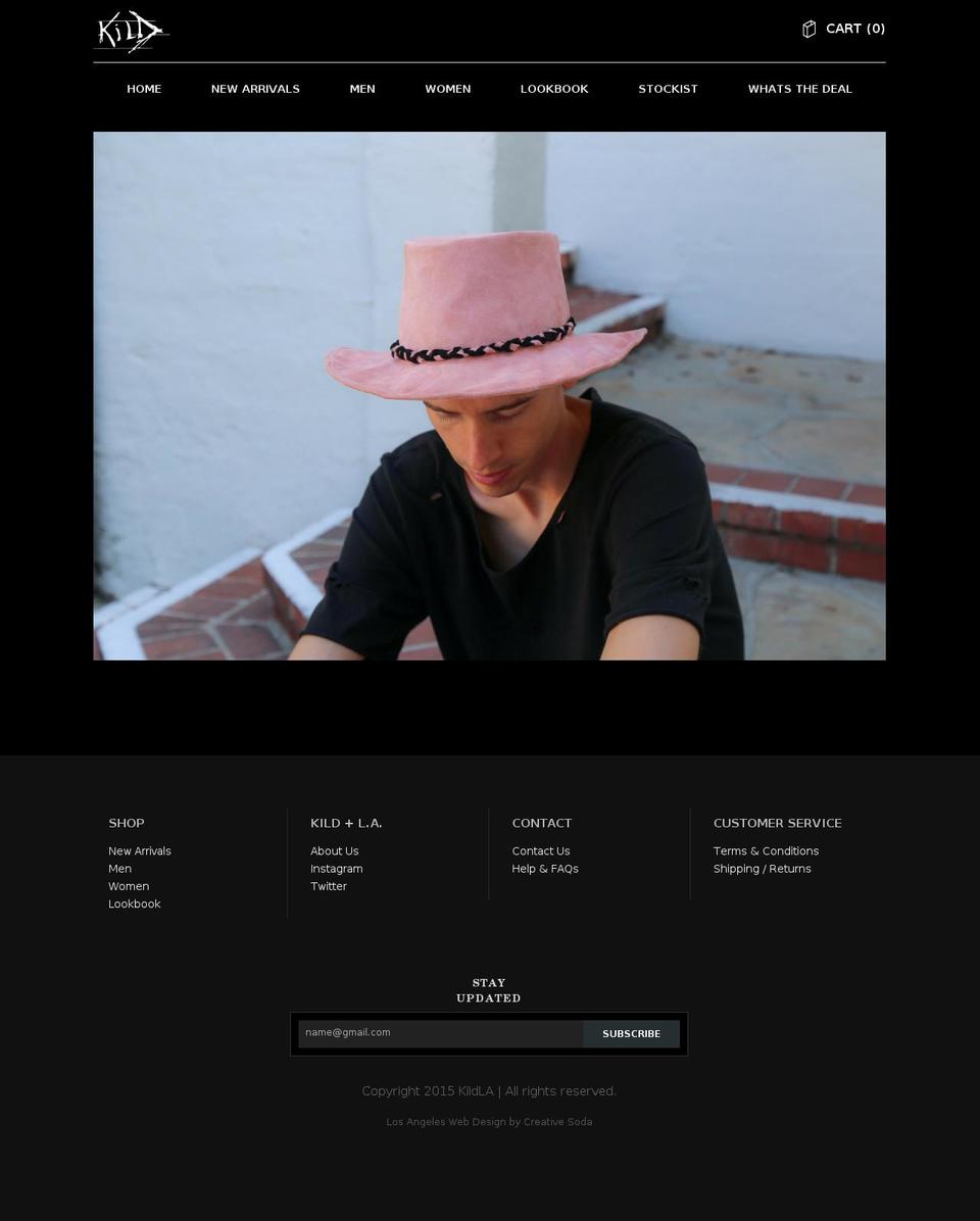 kildla.com shopify website screenshot