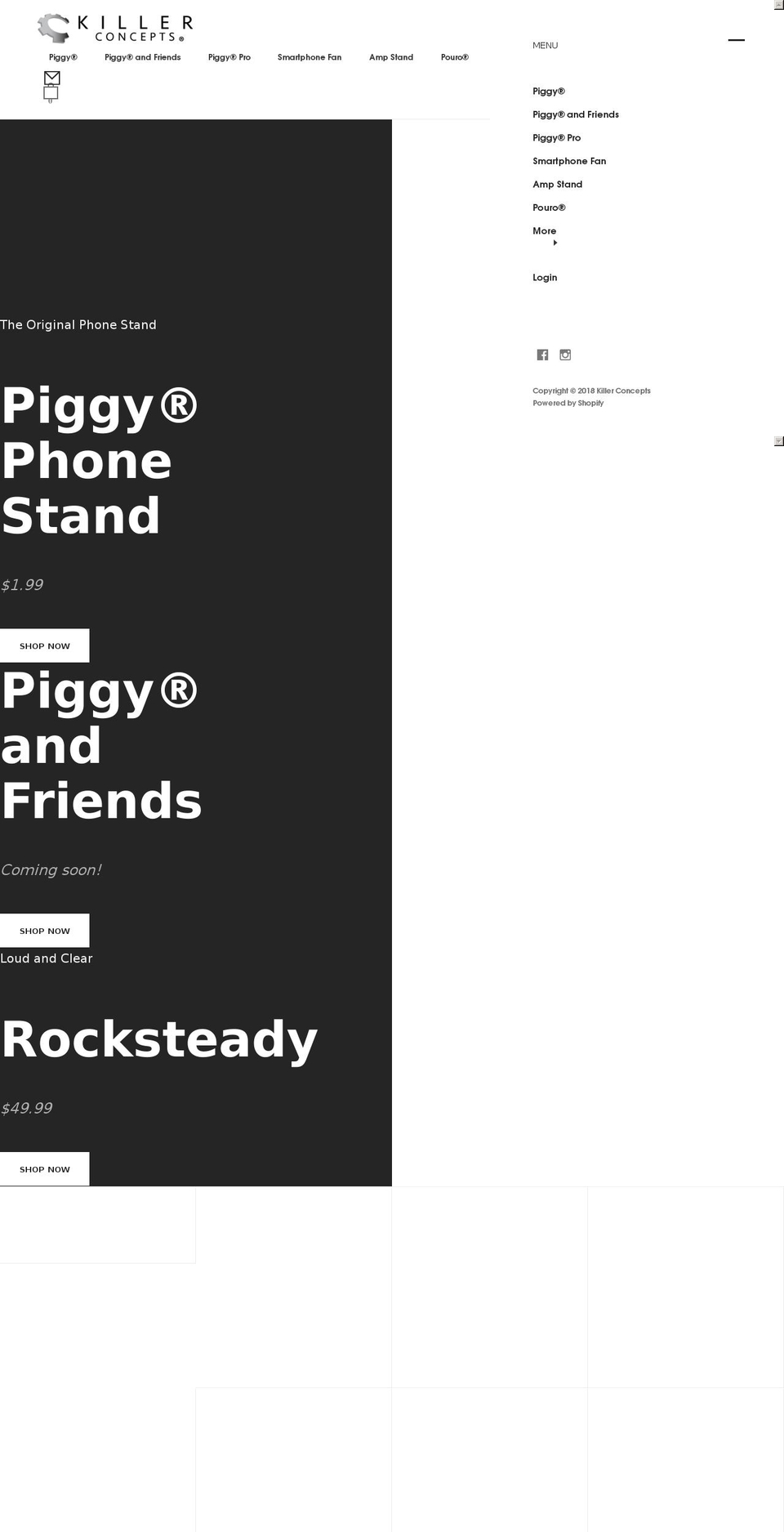 killerc.com shopify website screenshot