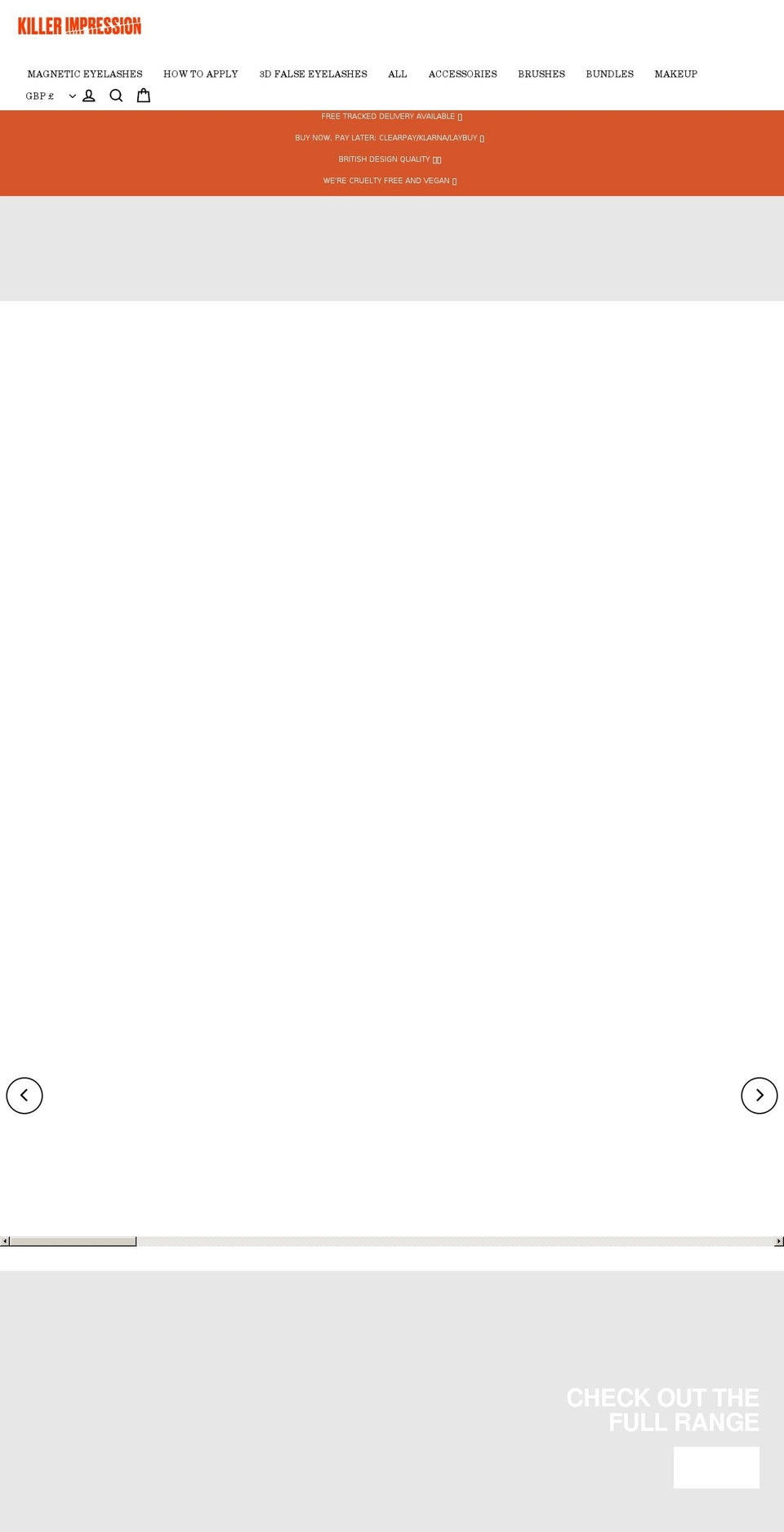 killerimpression.com shopify website screenshot