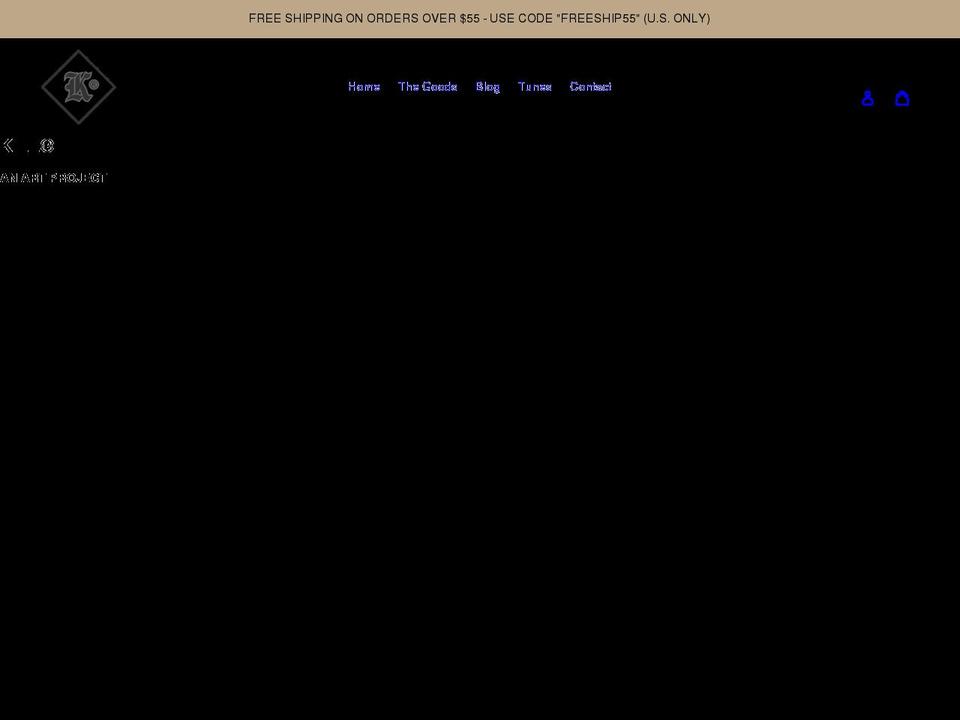killregistered.com shopify website screenshot